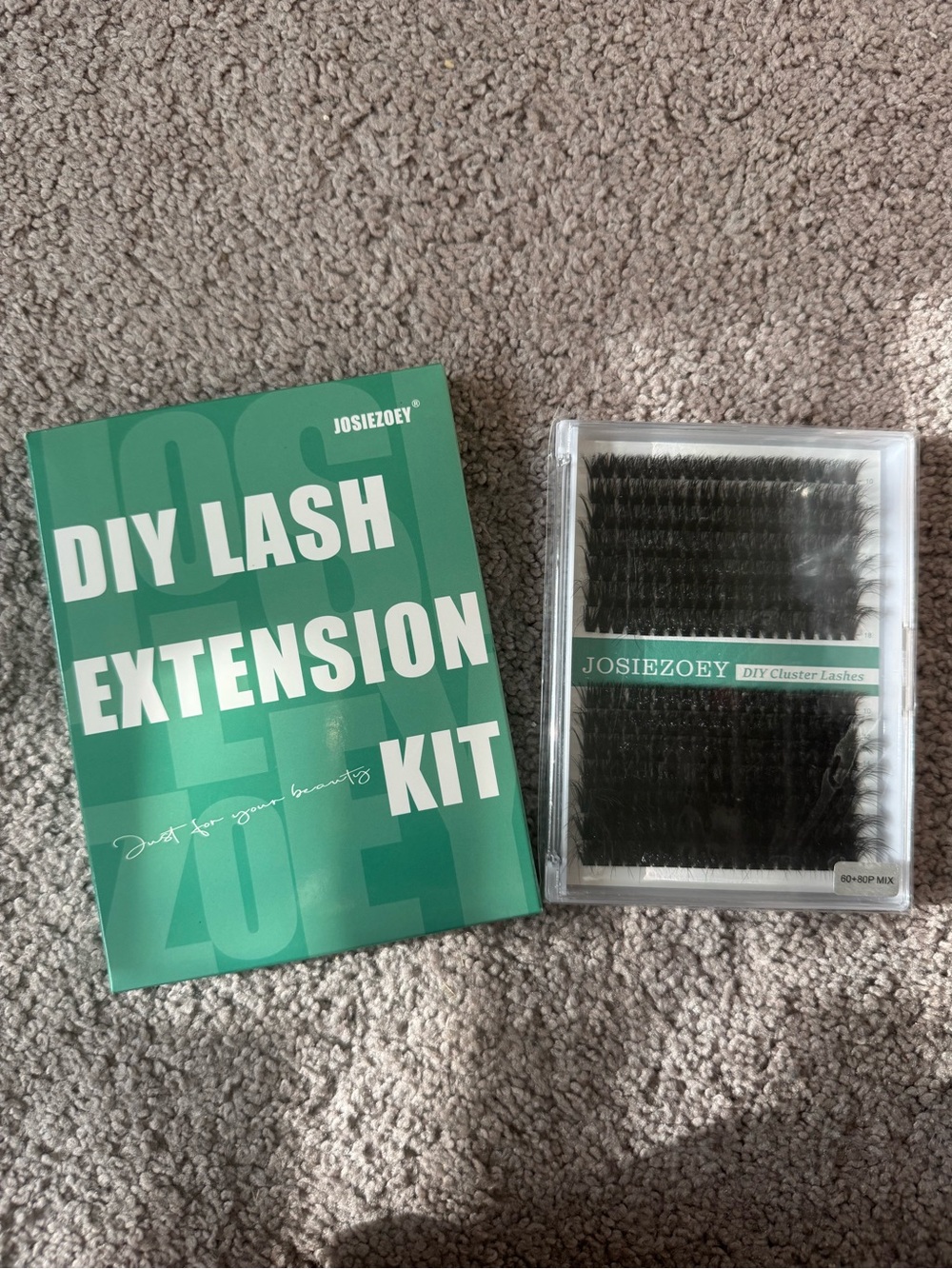 DIY Lash Extension Kit - Black Cluster Lashes